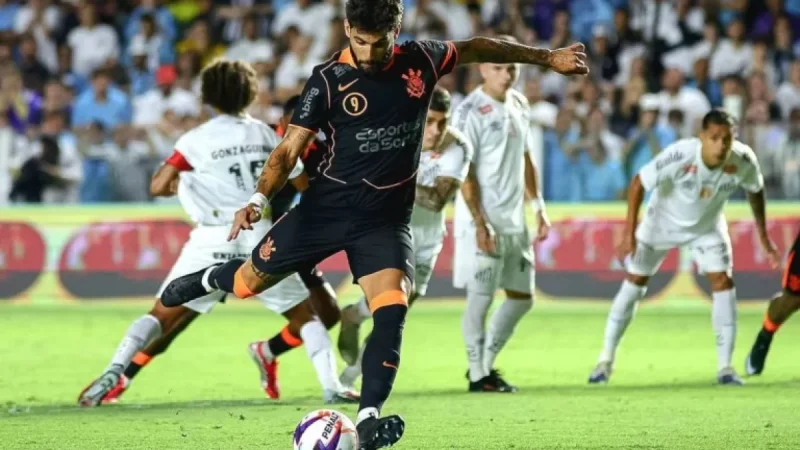 Gabigol Scores Late as Santos Secures Draw Against Corinthians