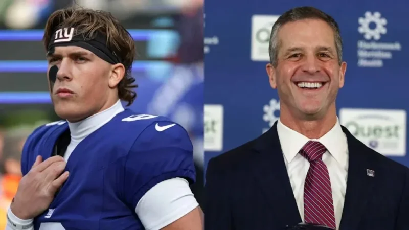 Giants QB Jaxson Dart Aims for Super Bowl Glory with John Harbaugh