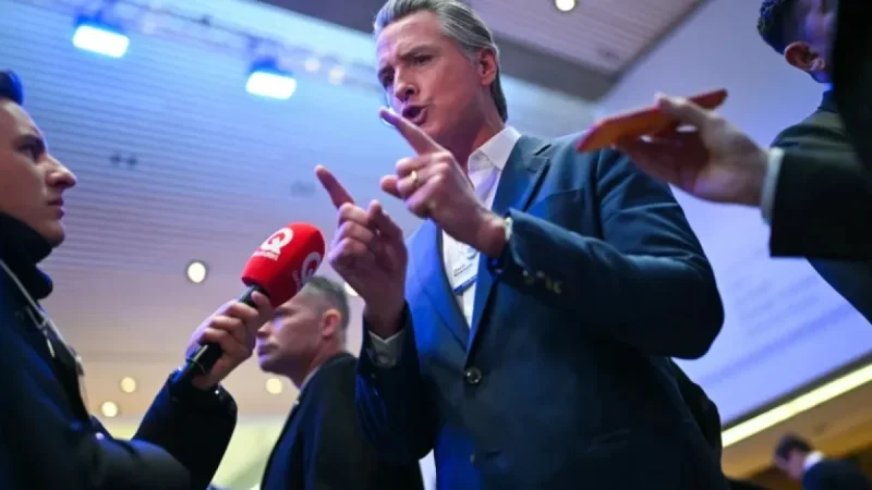 Newsom Criticizes Trump in Davos: Claims He Occupies Space in President’s Mind