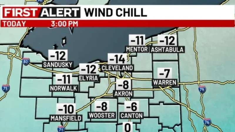 Severe Cold Strikes Today; Intense Winter Storm Expected This Weekend