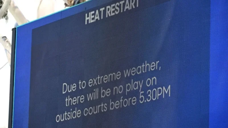 Australian Open Halts Outdoor Play Due to Melbourne’s Extreme Heat