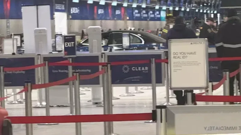 Driver Plows Car into Delta Check-in at Detroit Metro Airport