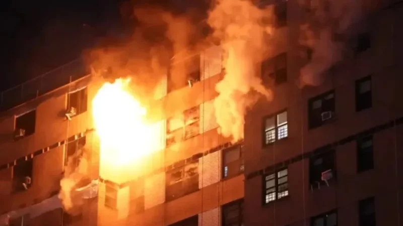 FDNY Firefighters Combat Major Blaze in Bronx Apartment’s Upper Floors