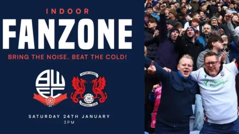 Indoor Fanzone Returns for Orient Fixture