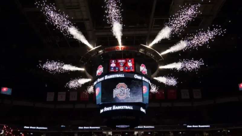 Ohio State Upgrades Schottenstein Center with New Scoreboard