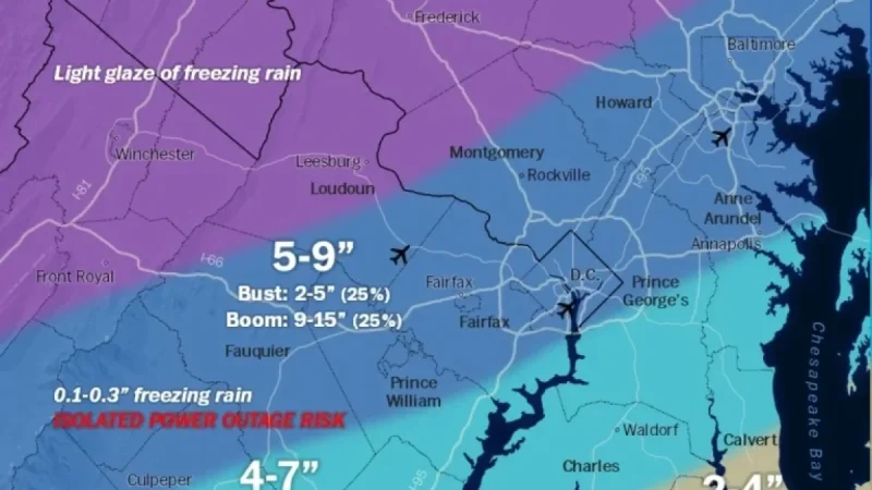 Severe Winter Storm Hits Tonight, Extreme Cold to Follow into Next Week