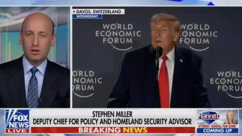 Stephen Miller Supports Trump Following Davos Setback