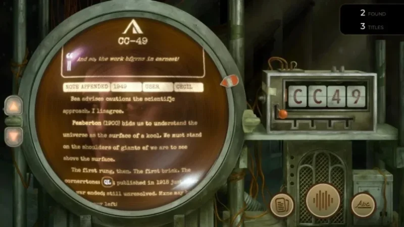 TR-49: Interactive Fiction for Enthusiasts of In-Depth Research