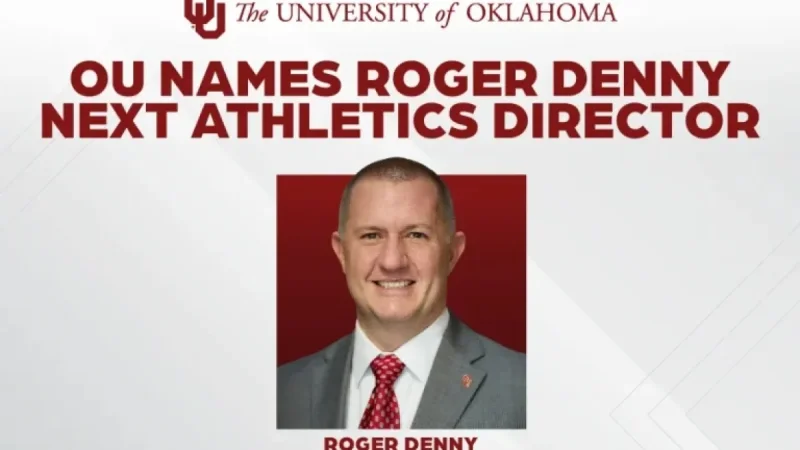 University of Oklahoma Names Roger Denny to Lead OU Athletics Revamp