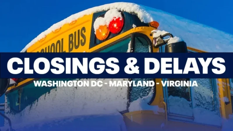 DC, Maryland, Virginia School Closures and Delays for January 26
