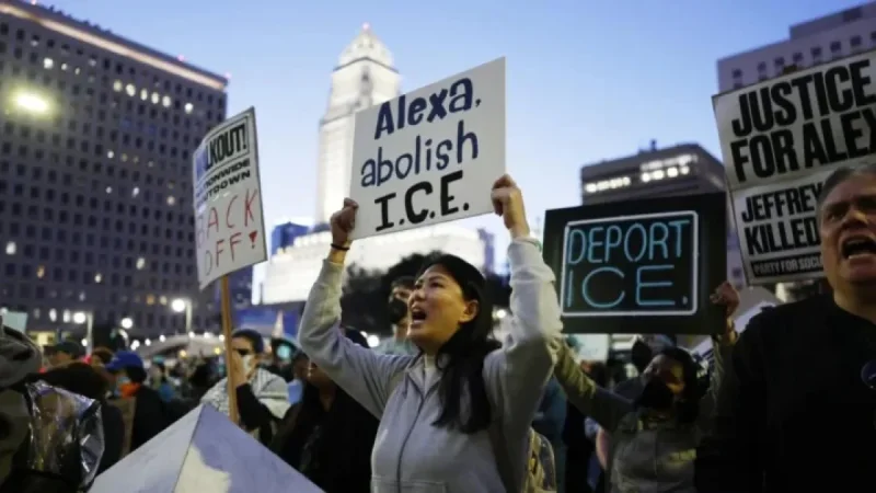 Minneapolis Shooting Protests End in LA; Bass Criticizes ICE