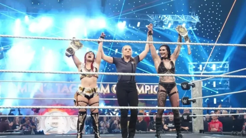 Rhea Ripley Defeats Liv Morgan at WWE Saturday Night’s Main Event