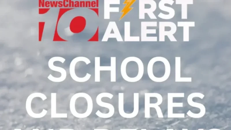 Weekend Winter Storm Forces School and Business Closures