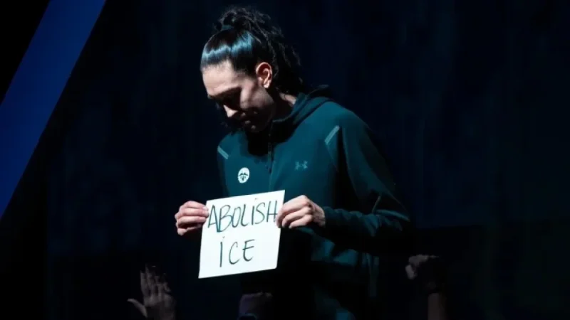 Breanna Stewart Protests Minneapolis Shooting with Powerful Sign Display