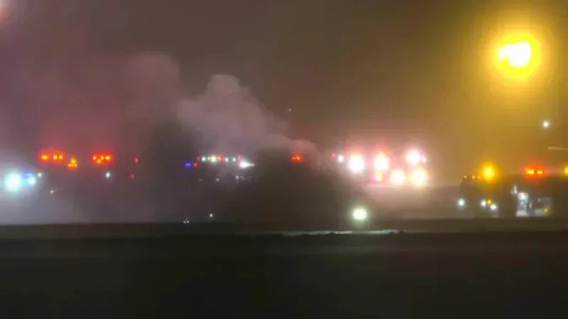 Fiery Private Jet Crash at Maine Airport: 8 Passengers Aboard