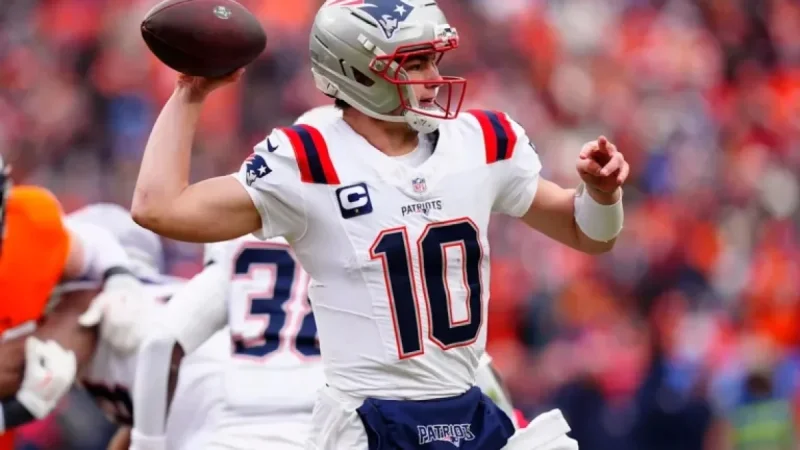Patriots QB Drake Maye Scores Rushing Touchdown Against Broncos
