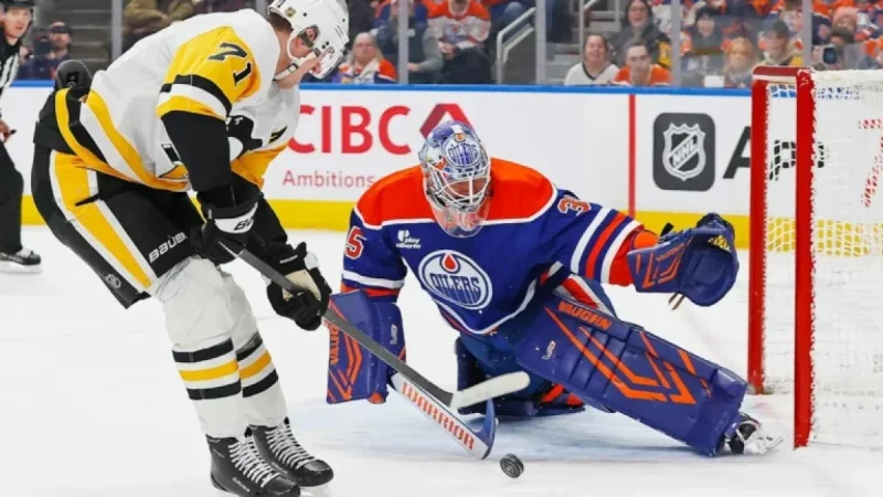 Penguins Halt Oilers’ Defensive Streak, Skinner’s New Team Shines