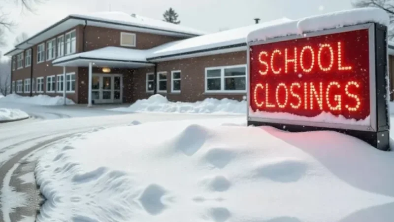 Schools Closed Tuesday, January 27, 2026