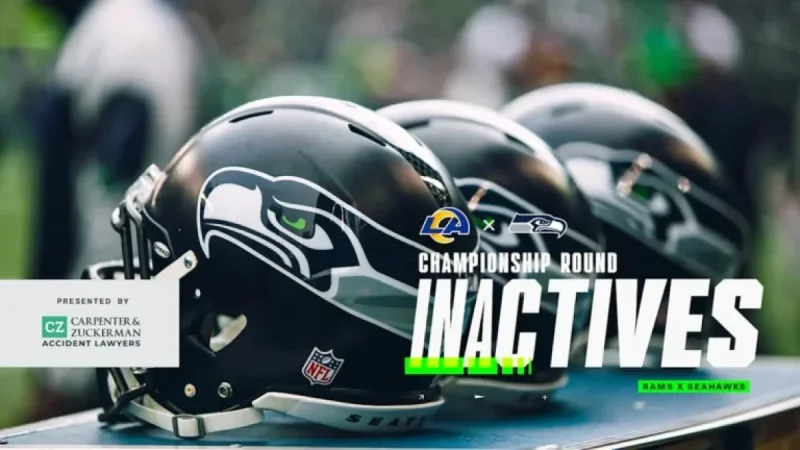 Seahawks, Rams Announce NFC Championship Inactive Players