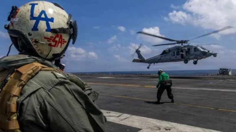 US Carrier Strike Group Arrives in Middle East, Sources Confirm