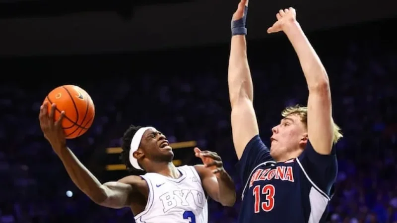 No. 1 Arizona Edges No. 13 BYU in 86-83 Thriller