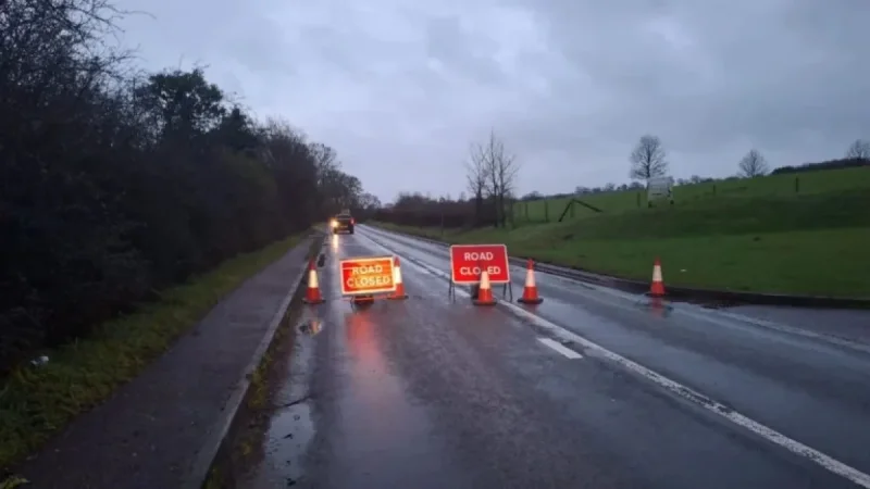 Overnight Heavy Rains Cause Localized Flooding