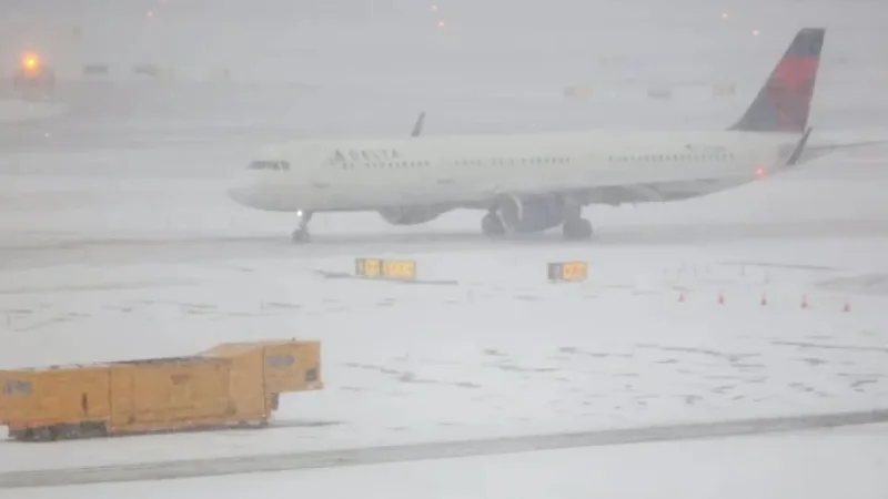 Winter Storm Causes Record Flight Cancellations, Disrupts Travel Nationwide