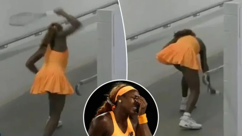Coco Gauff’s Private Meltdown at Australian Open Caught on Video