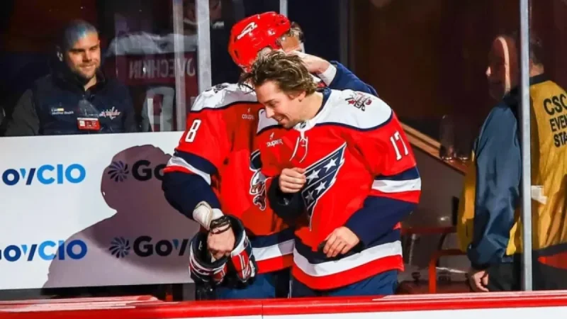 Dylan Strome Unveils Alex Ovechkin’s Goal-Saving Hockey Gear Collection