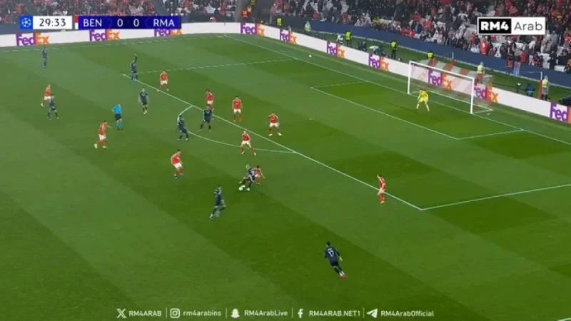 Kylian Mbappe Heads Real Madrid Ahead Against Benfica