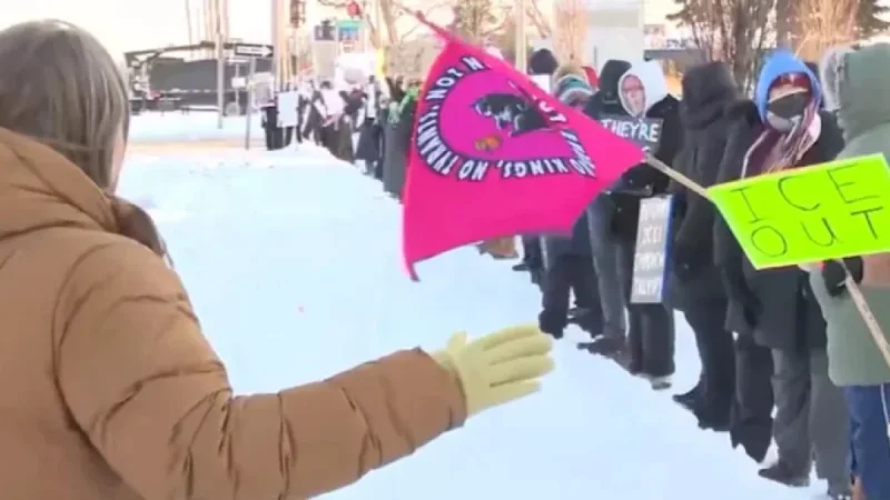 Lansing Protesters Rally Against Immigration Enforcement After Minnesota Shooting