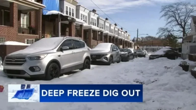 Philadelphia Snow Removal Progresses, Leaving Some Narrow Streets Untouched