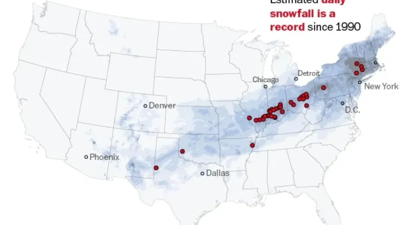 Record-Breaking Snowfall: Discover How Much Fell and Where