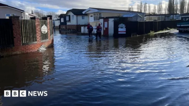 River Threat Forces Evacuation of Iford Bridge Home Park Residents