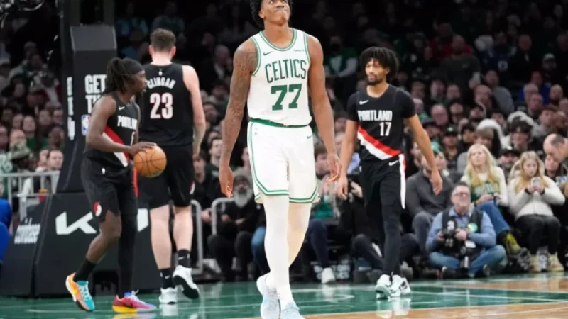 Celtics Rookie Shines with Career-Best Performance in Blazers Victory