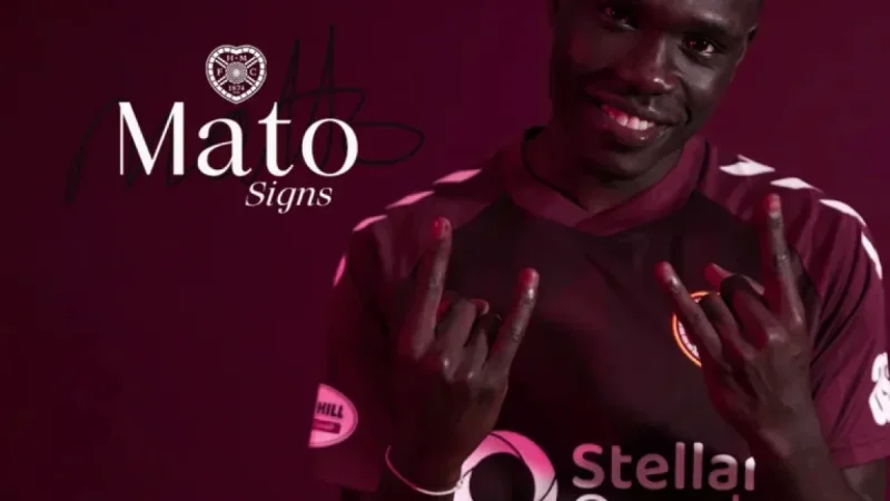Mato Transfers to Hearts