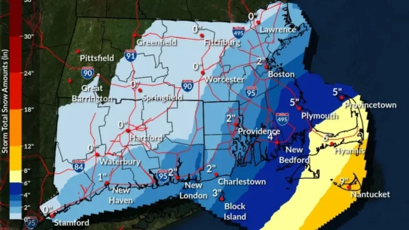 Blizzard Conditions Expected to Hit Cape Cod