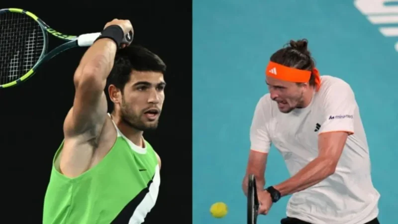 Carlos Alcaraz Faces Alexander Zverev in Australian Open Semifinal Live