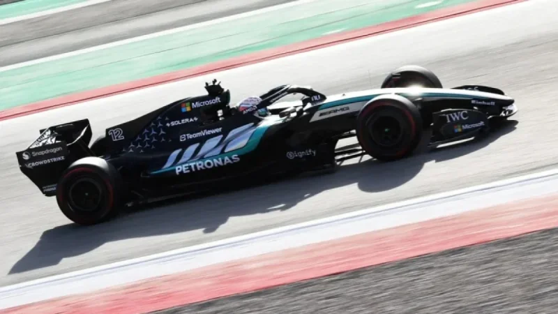Mercedes Shines as Aston Martin Finally Debuts