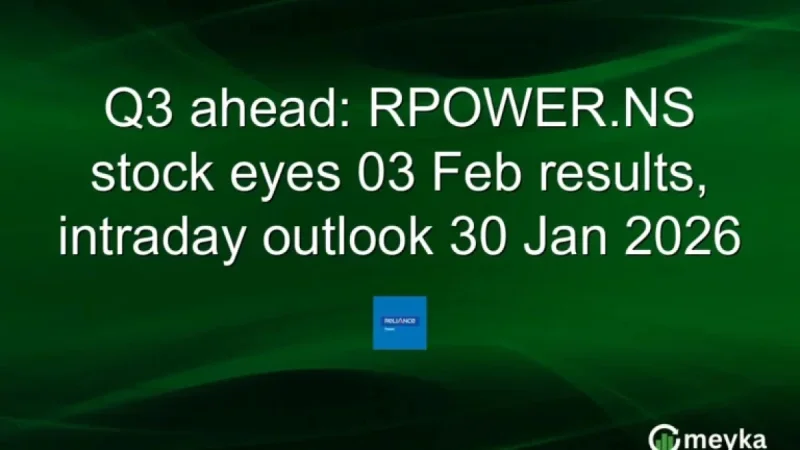 RPOWER.NS Stock Anticipates February Results, Analyzes January 2026 Intraday Outlook