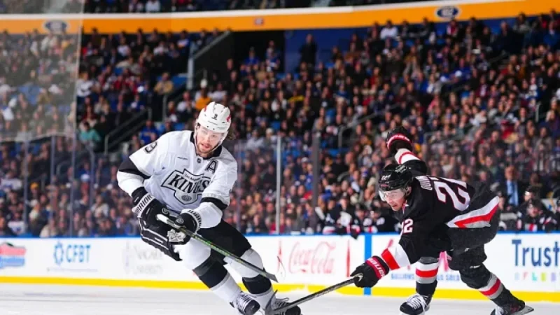 Sabres Triumph Over Kings 4-1 with Stars Kempe, Ceci, Hiller