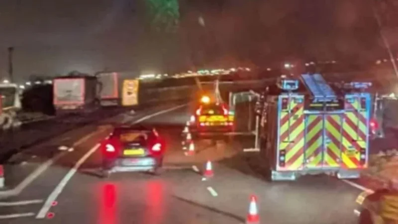 Bridge Closed After Major Collision