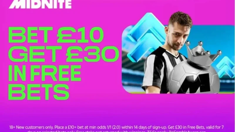 Join Midnite for £30 in Free Bets on Liverpool vs Newcastle