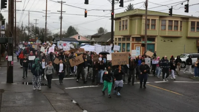 Portland Students Rally Against ICE in Major Walkout