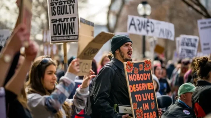 Protesters Rally in Salt Lake City