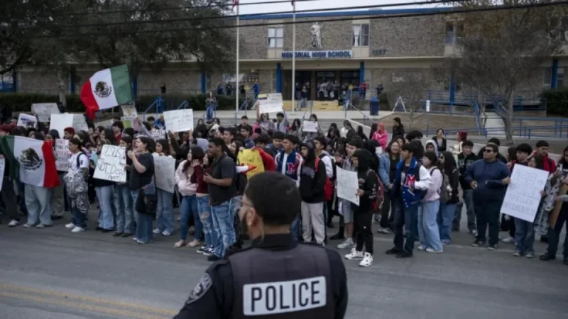 Texas Students Unite in Mass Walkout to Protest ICE Killings