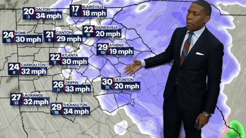 Weather atlanta: Snow, wind and extreme cold warnings through Sunday
