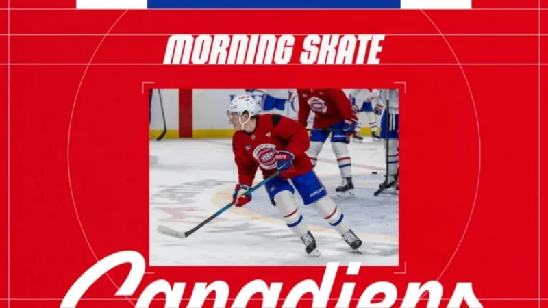 Morning Skate: Lines and Defense Pairings for January 31