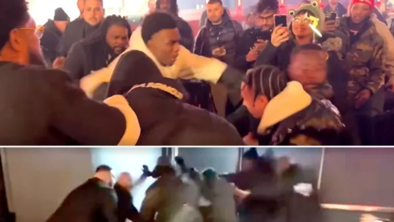 Teofimo Lopez-Shakur Stevenson Weigh-Ins Disrupted by Intense Brawls
