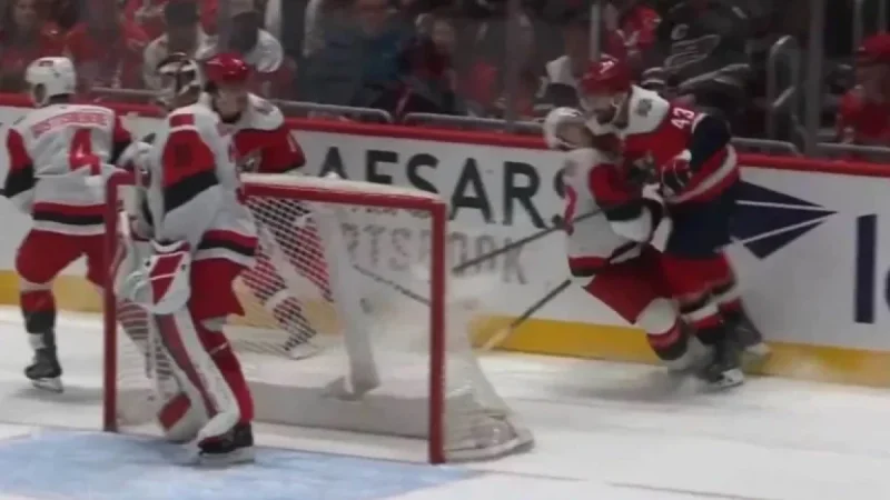 Wilson’s Massive Hit Ignites Capitals’ Comeback Victory Over Hurricanes